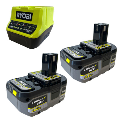 RYOBI OBL1820S soffiatore a batteria 18 V 245 km/h + 2x batteria 4,0 Ah + caricatore
