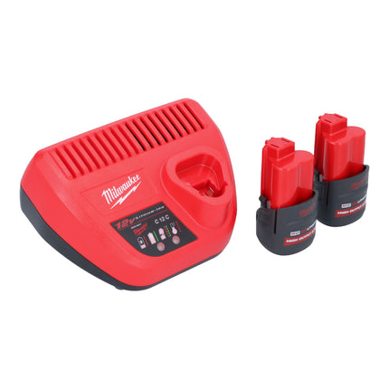 Milwaukee M12 BPRT 252 Akku Blindnietgeraet 12 V 20 32 mm 2x Akku 2 5 Ah Ladegeraet 2 - toolbrothers