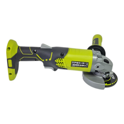 Ryobi R18AG-0 Smerigliatrice angolare a batteria 18 V ONE+ 115 mm Solo ( 5133001903 ) - senza batteria, senza caricabatterie