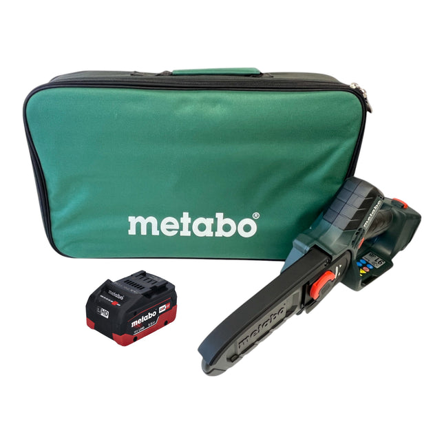 Metabo MS 18 LTX 15 Akku Gehoelzsaege 18 V 15 cm 5 m s 1x LiHD Akku 5 5 Ah Tasche ohne Ladegeraet 0 - toolbrothers