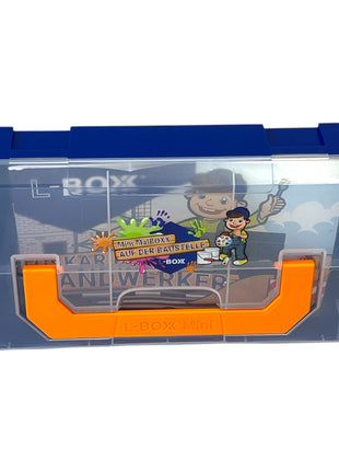L-BOXX Mini Kids Livre de coloriage Oskar le bricoleur avec jeu de crayons 6 pièces + L-Boxx Mini ( 6100001481 )