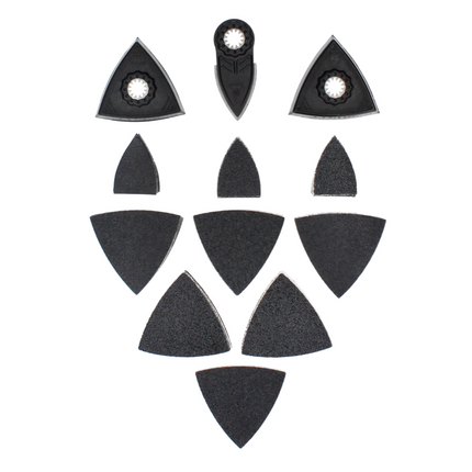 Fein Multimaster MM 700 Max utensile multifunzione 450 W Starlock Max Black Edition + set di accessori per la levigatura 63 pezzi + L-Boxx