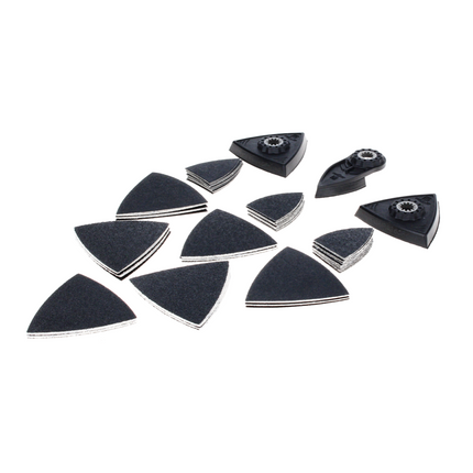 Fein Multimaster MM 700 Max utensile multifunzione 450 W Starlock Max Black Edition + set di accessori per la levigatura 63 pezzi + L-Boxx