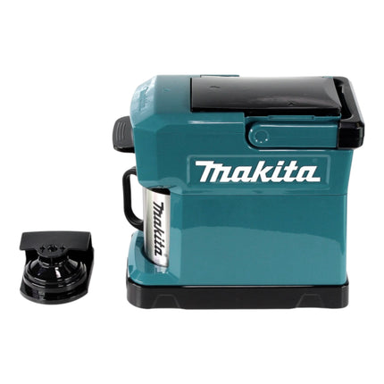 Makita DCM 501 SG Cafetière sans fil 12 V maxi / 18 V + 1x batterie 6,0 Ah + chargeur