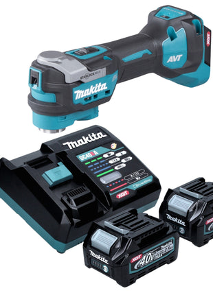 Makita TM 001 GD201 Akku Multifunktionswerkzeug 40 V max Starlock Max Brushless 2x Akku 2 5 Ah Ladegeraet 0 - toolbrothers