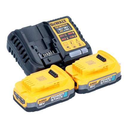 DeWalt DCH 253 E2 Marteau combiné sans fil 18 V 2,1 J SDS plus + 2x Powerstack batterie 1,7 Ah + chargeur