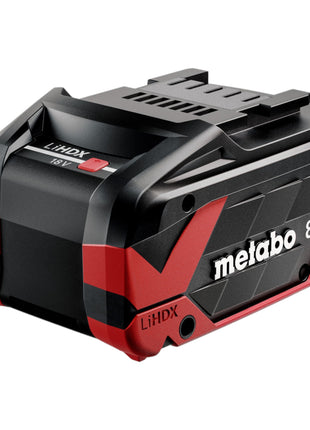 Set base Metabo 2x batteria LiHDX 18 V 8,0 Ah ( 2x 624975000 ) + caricatore ASC 290 ( 627370000 )