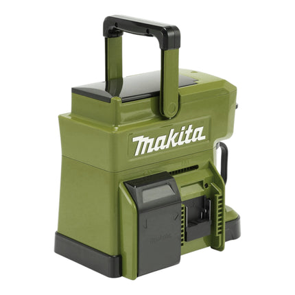 Makita DCM 501 FO Cafetière sans fil 12 V maxi / 18 V olive + 1x batterie 3,0 Ah - sans chargeur