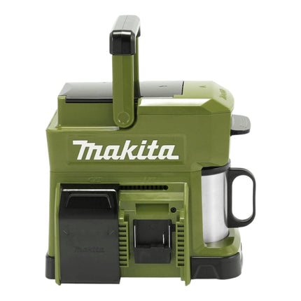 Makita DCM 501 FO Cafetière sans fil 12 V maxi / 18 V olive + 1x batterie 3,0 Ah - sans chargeur