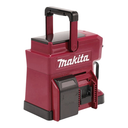 Makita DCM 501 GAR Cafetière sans fil 12 V maxi / 18 V rouge + 1x batterie 6,0 Ah - sans chargeur