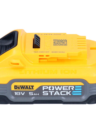 Akumulatorowa szlifierka kątowa DeWalt DCG 412 NT 18 V 125 mm + 1x akumulator Powerstack 5,0 Ah + TSTAK - bez ładowarki