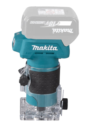 Makita DRT 52 M1J Affleureuse sans fil 18 V 6 mm Brushless + 1x batterie 4,0 Ah + Makpac - sans chargeur