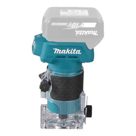 Fresatrice per bordi a batteria Makita DRT 52 M1J 18 V 6 mm senza spazzole + 1x batteria 4,0 Ah + Makpac - senza caricabatterie