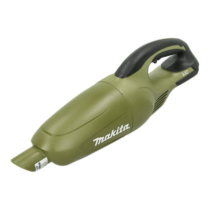 Makita DCL 180 GO Aspirateur sans fil 18 V 0,65 l Olive Outdoor Adventure Serie + 1x batterie 6,0 Ah - sans chargeur