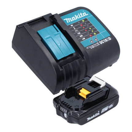 Makita DHP 487 SA1O Perceuse-visseuse à percussion sans fil 18 V 40 Nm Brushless Olive Outdoor Adventure Serie + 1x batterie 2,0 Ah + chargeur