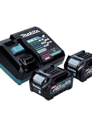 Makita GA 047 GD201 Akku Winkelschleifer 40 V max 125 mm X LOCK Brushless 2x Akku 2 5 Ah Ladegeraet 2 - toolbrothers