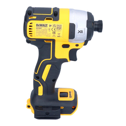 DeWalt DCF 887 E2 Akku Schlagschrauber 18 V 205 Nm 1/4" Brushless + 2x Powerstack Akku 1,7 Ah + Ladegerät