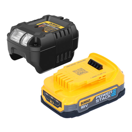 DeWalt DCF 620 E1T Visseuse pour cloisons sèches sans fil 18 V 30 Nm Brushless + 1x batterie Powerstack 1,7 Ah + chargeur + TSTAK