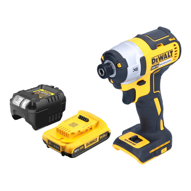Avvitatore a impulsi a batteria DeWalt DCF 887 D1 18 V 205 Nm 1/4" brushless + 1x batteria ricaricabile 2,0 Ah + caricatore