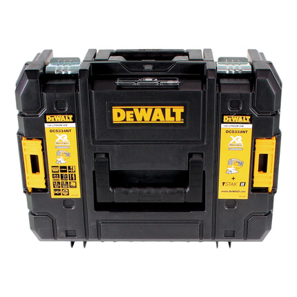DeWalt DCS 334 E1T Scie sauteuse oscillante sans fil 18 V Brushless + 1x batterie Powerstack 1,7 Ah + chargeur + TSTAK
