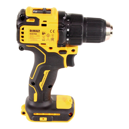 Trapano avvitatore a batteria DeWalt DCD 708 E1T 18 V 65 Nm senza spazzole + 1x batteria Powerstack 1,7 Ah + caricatore + TSTAK