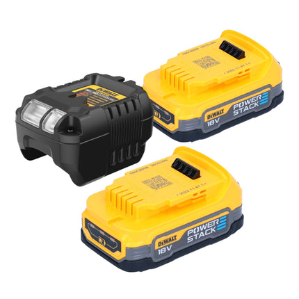 Martello combinato a batteria DeWalt DCH 273 E2 18 V 2,1 J SDS Plus Brushless + 2x batteria Powerstack 1,7 Ah + caricatore
