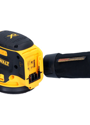 DeWalt DCW 210 E1 cordless random orbital sander 18 V 125 mm brushless + 1x Powerstack battery 1.7 Ah + charger