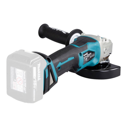 Makita DGA 520 RT1JX1 Meuleuse d'angle sans fil 18 V 125 mm X-LOCK Brushless + 1x batterie 5,0 Ah + chargeur + Makpac
