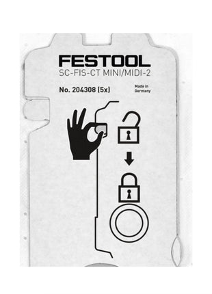 Festool SELFCLEAN Filtersack SC-FIS-CT MINI/MIDI-2/25 ( 5x 204308 ) für CT MINI und CT MIDI ab Baujahr 2019 25 Stück - Toolbrothers