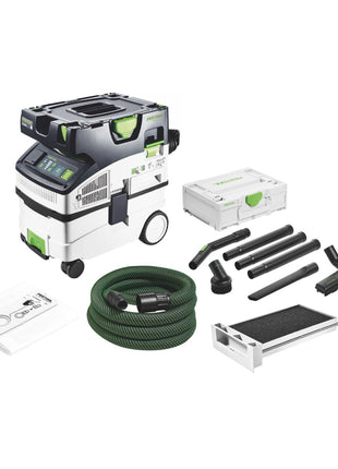 Festool CTL MIDI I Cleantec Absaugmobil 15 l Staubkl. L + Nassfilter + 6x Filtersack + Reinigungsset RS-ST D 27/36-Plus im Systainer - Toolbrothers
