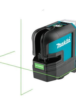 Makita SK 105 GDZ Akku Kreuzlinienlaser 12 V max 35 m gruen Solo ohne Akku ohne Ladegeraet 0 - toolbrothers