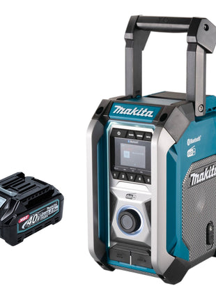 Makita MR 007 GD1 Akku Baustellenradio 12 40 V max Bluetooth DAB USB 1x Akku 2 5 Ah ohne Ladegeraet 0 - toolbrothers