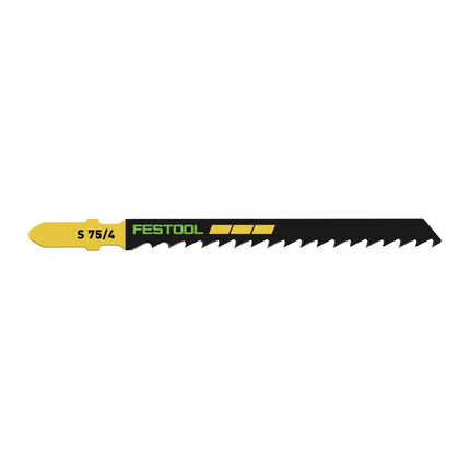 Festool S 75/4/100 WOOD Basic Lame de scie sauteuse 100 Pièces. ( 204346 ) , Acier HCS