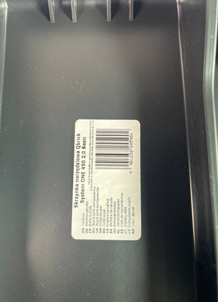 Qbrick System ONE 450 2 0 Basic Werkzeugkoffer 585 x 385 x 420 mm 52 l IP66 Beschaedigt 4 - toolbrothers