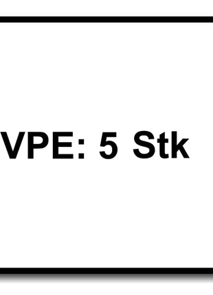 Festool S 105/2,8/5 Stichsägeblatt WOOD STRAIGHT CUT 5 Stück ( 204262 ) für PS 300, PSB 300, PS 400, PSC 400, PSBC 400, PSB 400, PS 420, PSB 420, PSC 420, PSBC 420