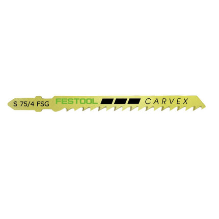 Festool S 75/4 FSG/20 WOOD Universal Lame de scie sauteuse 20 Pièces. ( 204317 ) dents de sertissage rectifiées, acier HCS