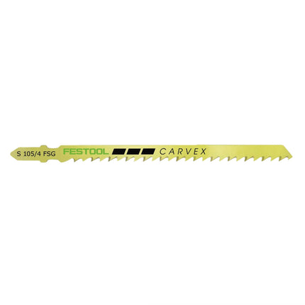 Festool S 105/4 FSG/5 WOOD Universal Lame de scie sauteuse - 5 Pièces. ( 204327 ) dents de sertissage rectifiées, acier HCS