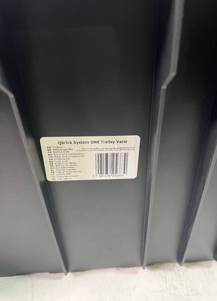 Qbrick System ONE Trolley Vario stapelbar IP66 mit Laufraedern auf Metallachse Unvollstaendig 4 - toolbrothers