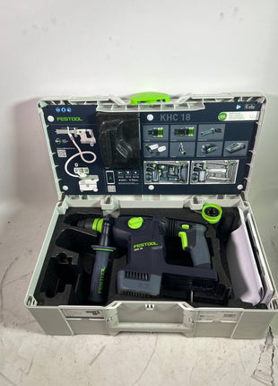 Festool KHC 18 EB Basic Akku Kombihammer 18 V 2 6 J SDS Plus Brushless 577447 Systainer Leicht Gebraucht 1 - toolbrothers