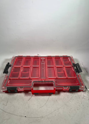Qbrick System ONE Organizer L 2 0 RED ULTRA HD stapelbar 531 x 379 x 77 mm 6 l IP66 mit 10 Inlays Leicht Gebraucht 1 - toolbrothers