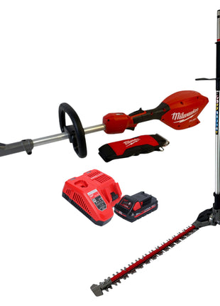 Milwaukee M18 FOPH2 HTA 301 Akku Basiseinheit 18 V Brushless Heckenscheren Aufsatz 1x Akku 3 0 Ah Ladegeraet 0 - toolbrothers