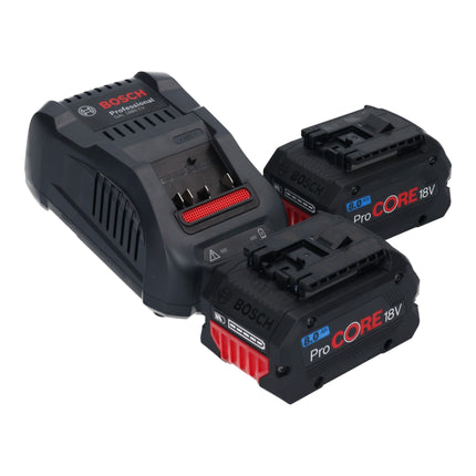 Bosch GKF 18V 8 Professional Akku Kantenfraese 18 V 8 0 mm Brushless 2x ProCORE Akku 8 0 Ah Ladegeraet 2 - toolbrothers