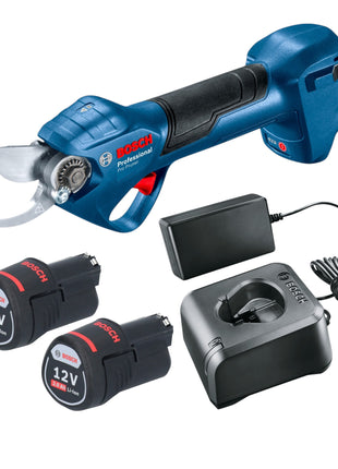 Bosch Pro Pruner Professional Akku Astschere 12 V 2x Akku 2 0 Ah Ladegeraet 0 - toolbrothers