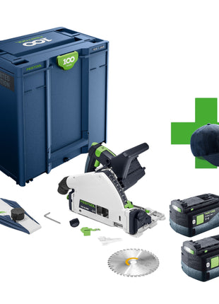 Festool TSC 55 KEB Basic 100Y Limited Edition Akku Tauchsaege 18 36 V 2x 18 V 160 mm Brushless 2x Akku 5 0 Ah Systainer ohne Ladegeraet 0 - toolbrothers