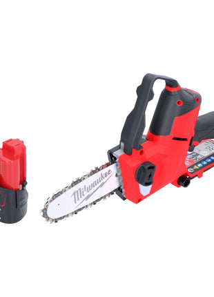 Milwaukee M12 FHS 201 Akku Astsaege 12 V 15 cm Brushless 1x Akku 2 0 Ah ohne Ladegeraet 0 - toolbrothers