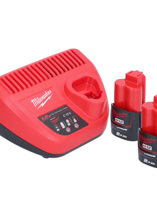 Milwaukee M12 FHS 202 Akku Astsaege 12 V 15 cm Brushless 2x Akku 2 0 Ah Ladegeraet 2 - toolbrothers