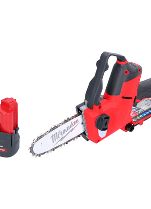 Milwaukee M12 FHS 251 Akku Astsaege 12 V 15 cm Brushless 1x Akku 2 5 Ah ohne Ladegeraet 0 - toolbrothers