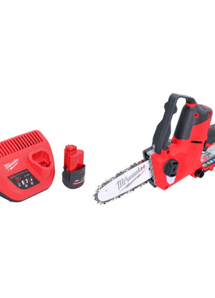 Milwaukee M12 FHS 251 Akku Astsaege 12 V 15 cm Brushless 1x Akku 2 5 Ah Ladegeraet 0 - toolbrothers