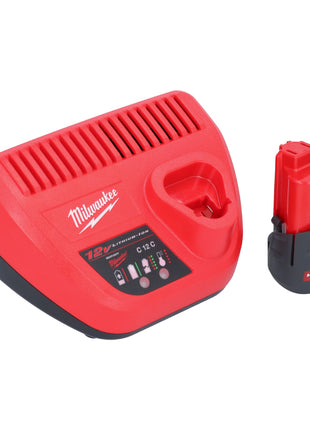 Milwaukee M12 FHS 251 Akku Astsaege 12 V 15 cm Brushless 1x Akku 2 5 Ah Ladegeraet 2 - toolbrothers