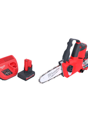Milwaukee M12 FHS 501 Akku Astsaege 12 V 15 cm Brushless 1x Akku 5 0 Ah Ladegeraet 0 - toolbrothers
